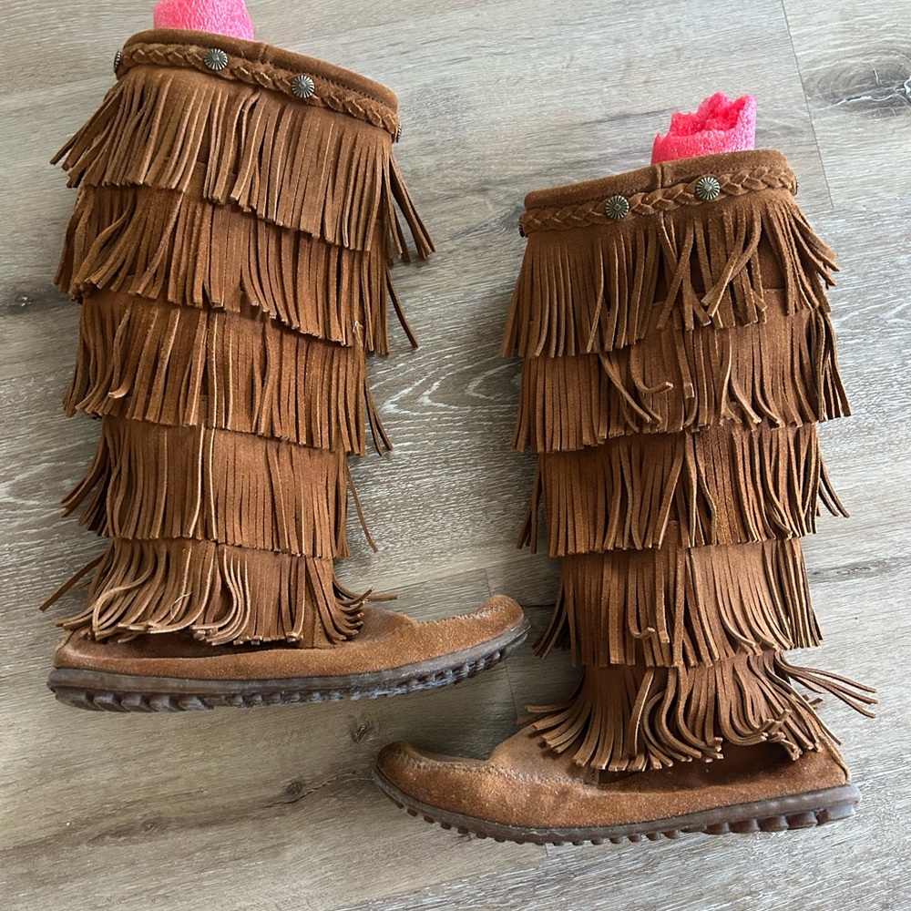 Minnetonka Fringe Boot